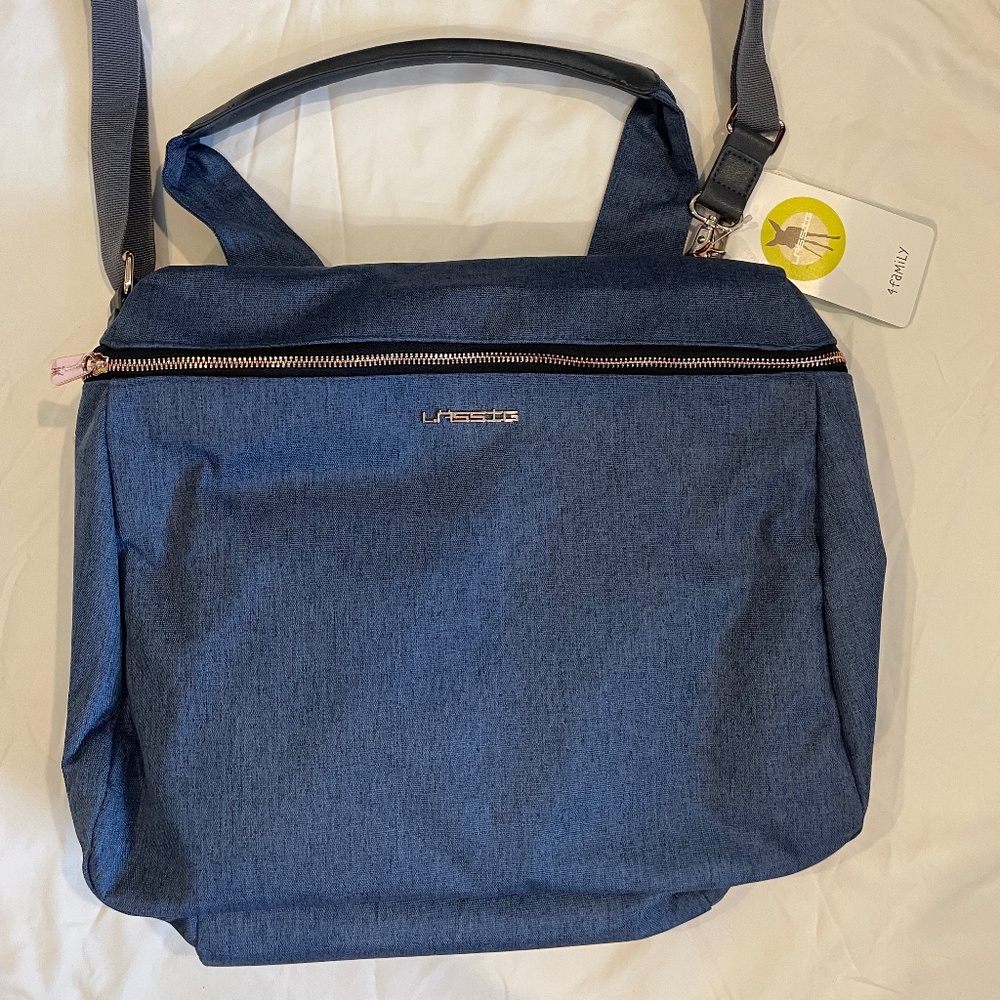 LASSIG Glam Rosie Diaper Bag Convertible Straps - FULLY LOADED NWT